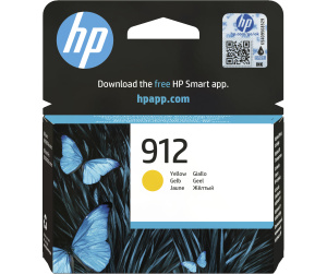 HP 912 Cartouche d'encre jaune authentique