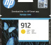 HP 912 Cartouche d'encre jaune authentique