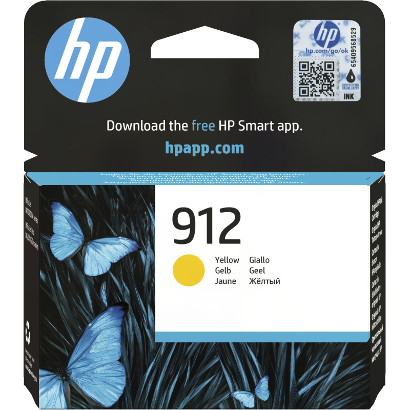 HP 912 Cartouche d'encre jaune authentique