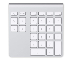 Belkin YourType clavier numérique PC/serveur Bluetooth Aluminium, Blanc