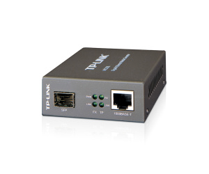 TP-Link MC220L convertisseur de support réseau 1000 Mbit/s Multimode, Monomode Noir