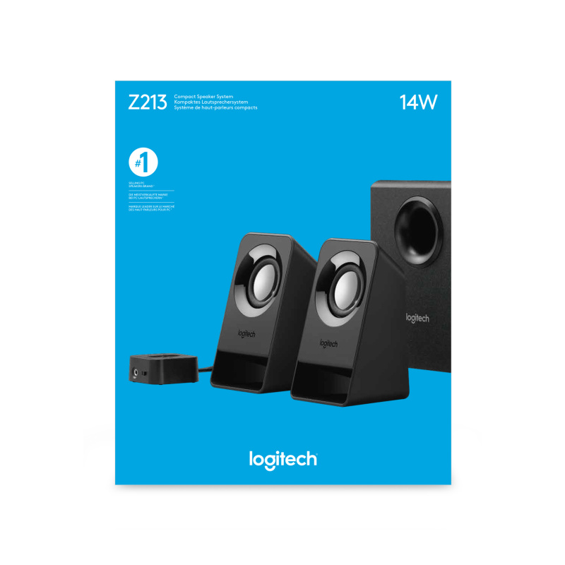 Logitech Z213 set d'enceintes 7 W PC/ordinateur portable Noir 2.1 canaux