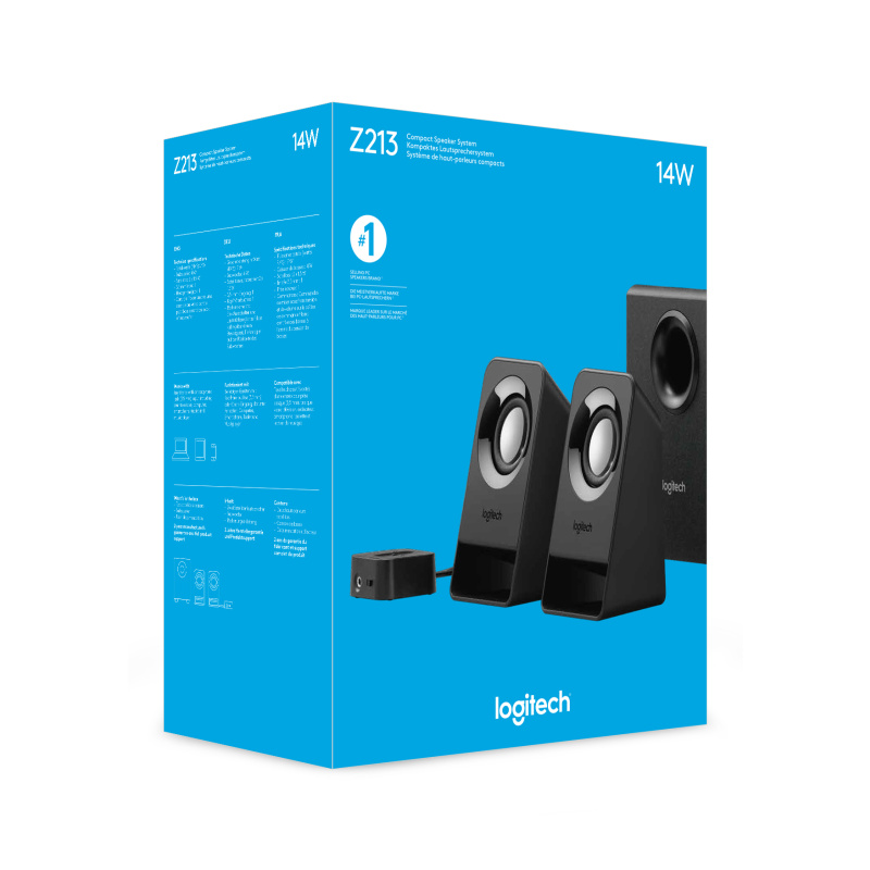 Logitech Z213 set d'enceintes 7 W PC/ordinateur portable Noir 2.1 canaux