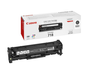 Canon CRG-718 Bk Cartouche de toner 1 pièce(s) Original Noir