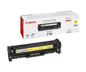 Canon CRG-718 Y Cartouche de toner 1 pièce(s) Original Jaune