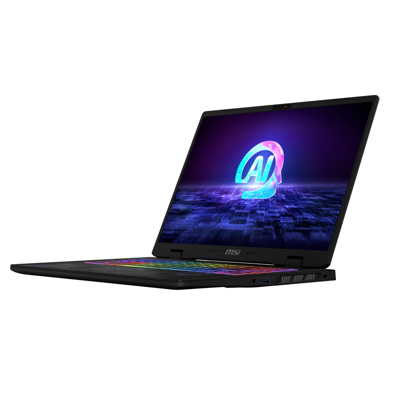 MSI Pulse 16 AI C1VGKG-010FR Intel Core Ultra 7 155H Ordinateur portable 40,6 cm (16") Quad HD+ 16 Go DDR5-SDRAM 512 Go SSD NVIDIA GeForce RTX 4070 Wi-Fi 6E (802.11ax) Windows 11 Home Noir