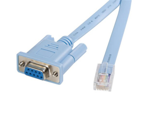 StarTech.com Câble console RJ45 vers DB9 de 1,8m pour routeur Cisco - M/F