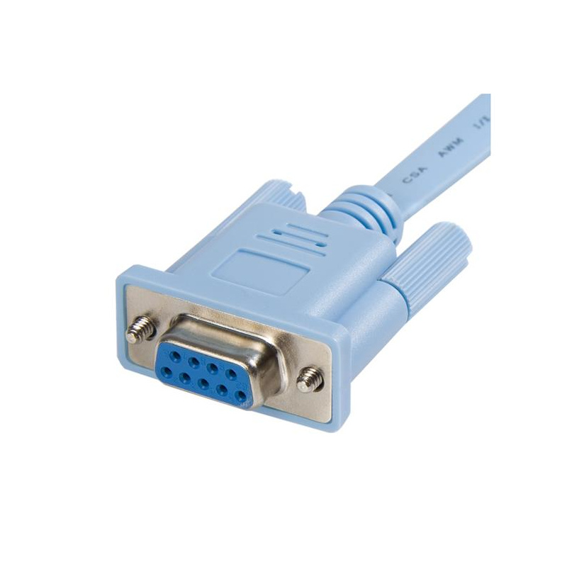 StarTech.com Câble console RJ45 vers DB9 de 1,8m pour routeur Cisco - M/F