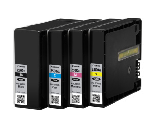 Canon Multipack de cartouches d'encre noire/cyan/magenta/jaune haut rendement PGI-2500XL