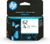 HP 62 cartouche d'encre trois couleurs authentique