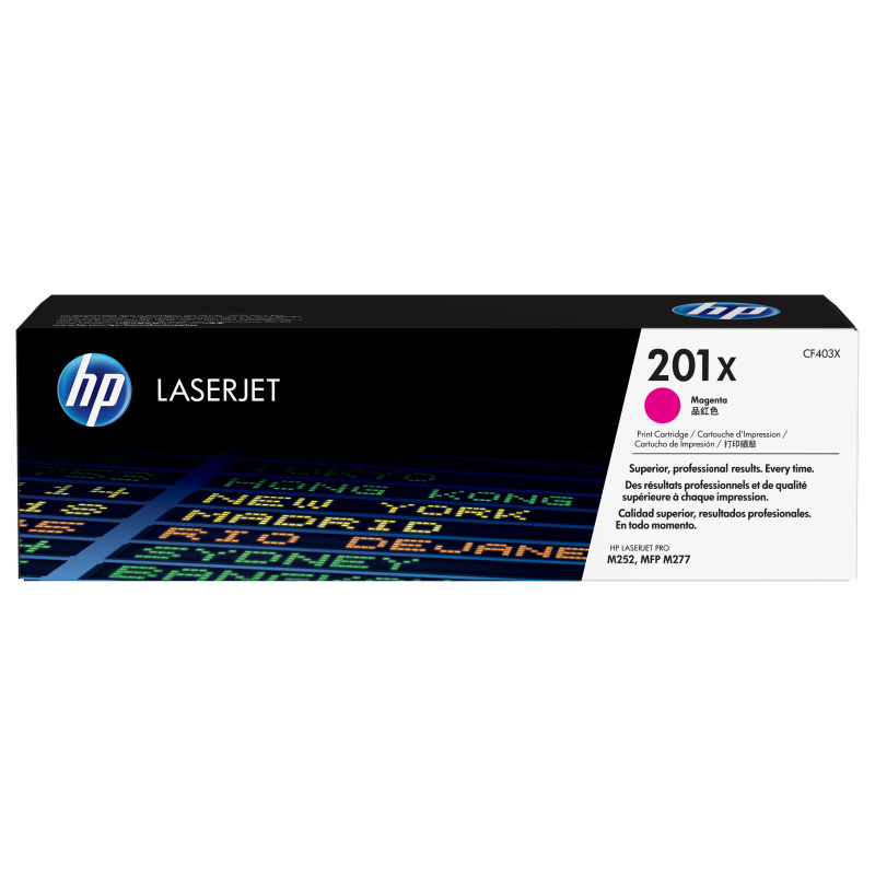 HP 201X toner LaserJet Magenta grande capacité authentique