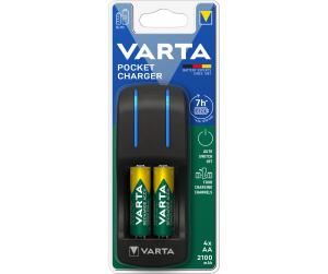 Varta Pocket Charger 2100 mAh chargeur de batterie Pile domestique Secteur