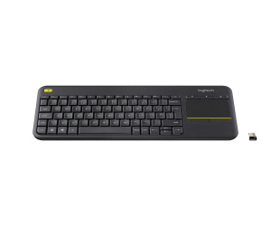 Logitech K400 Plus Tv clavier RF sans fil AZERTY Français Noir