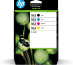 HP 963 Pack de 4 cartouches d'encre Noir/Cyan/Magenta/Jaune authentiques