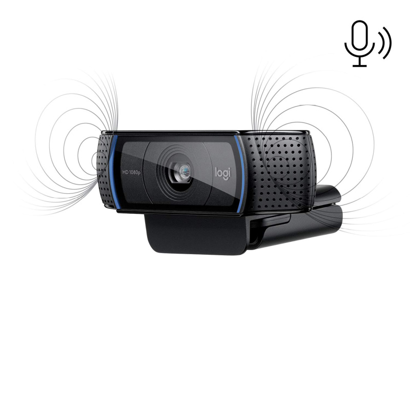 Logitech Hd Pro C920 webcam 3 MP 1920 x 1080 pixels USB 2.0 Noir