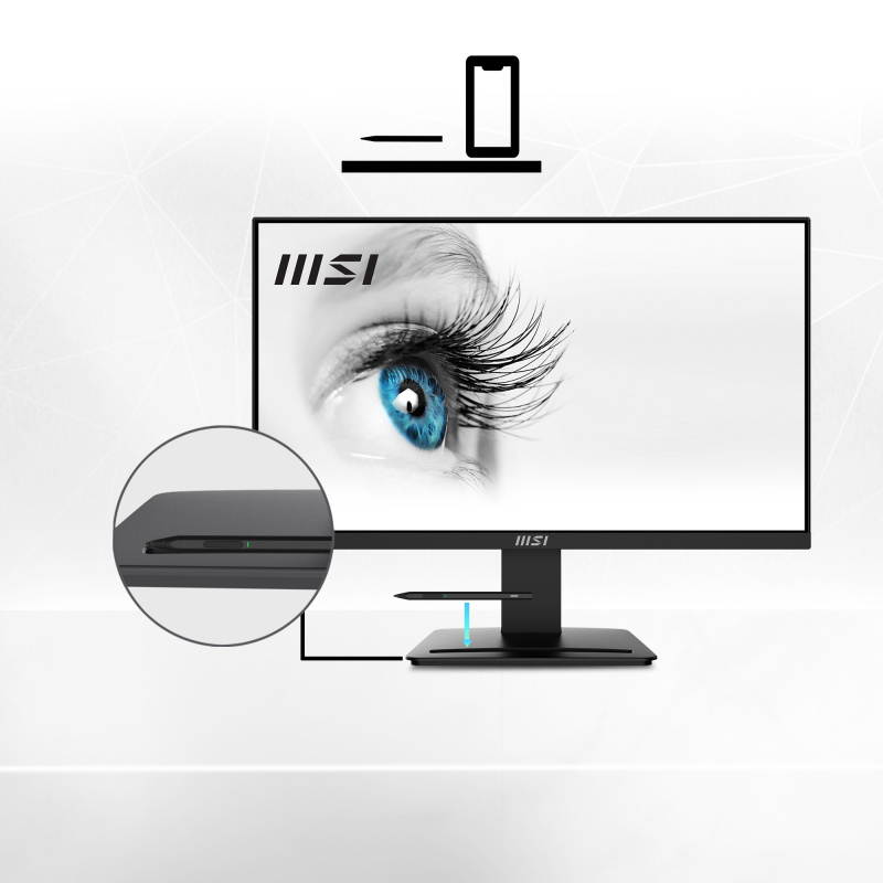 MSI Pro MP2412 écran plat de PC 60,5 cm (23.8") 1920 x 1080 pixels Full HD LCD Noir