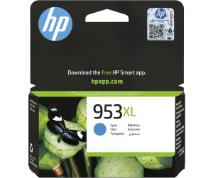 HP 953XL Cartouche d’encre cyan grande capacité authentique