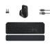 Logitech MX Keys S Combo clavier Souris incluse Bureau RF sans fil + Bluetooth AZERTY Belge Graphite