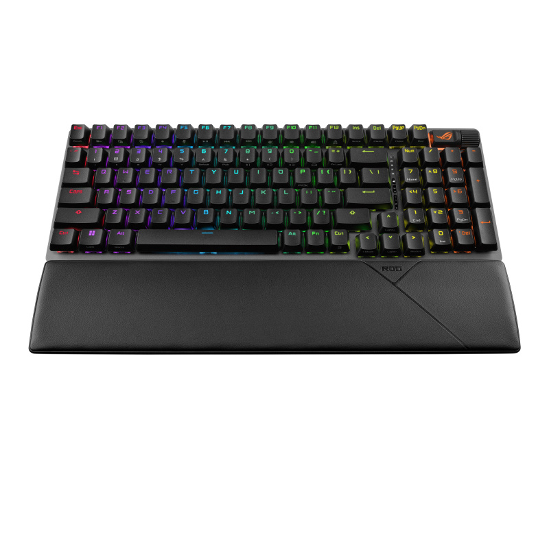 ASUS ROG Strix Scope II 96 Wireless clavier USB + RF Wireless + Bluetooth QWERTY Français Noir