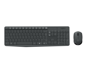 Logitech MK235 clavier Souris incluse USB AZERTY Français Gris