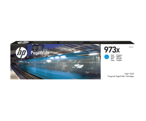 HP 973X cartouche PageWide Cyan grande capacité authentique