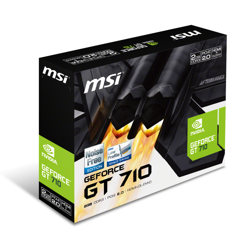 MSI V809-2000R carte graphique NVIDIA GeForce GT 710 2 Go GDDR3