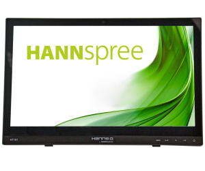 Hannspree HT161HNB écran plat de PC 39,6 cm (15.6") 1366 x 768 pixels HD LED Écran tactile Dessus de table Noir