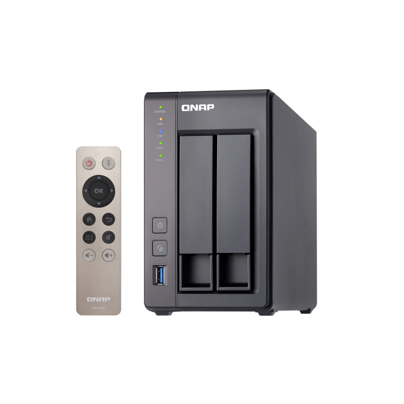 QNAP TS-251+ NAS Tower Ethernet/LAN Gris J1900