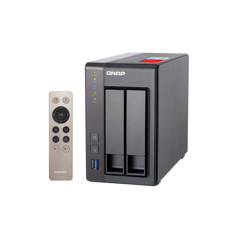 QNAP TS-251+ NAS Tower Ethernet/LAN Gris J1900