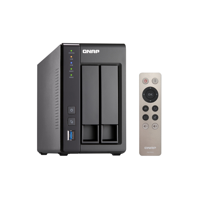 QNAP TS-251+ NAS Tower Ethernet/LAN Gris J1900