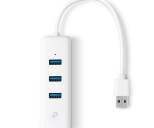TP-Link UE330 station d'accueil Avec fil USB 3.2 Gen 1 (3.1 Gen 1) Type-A Blanc