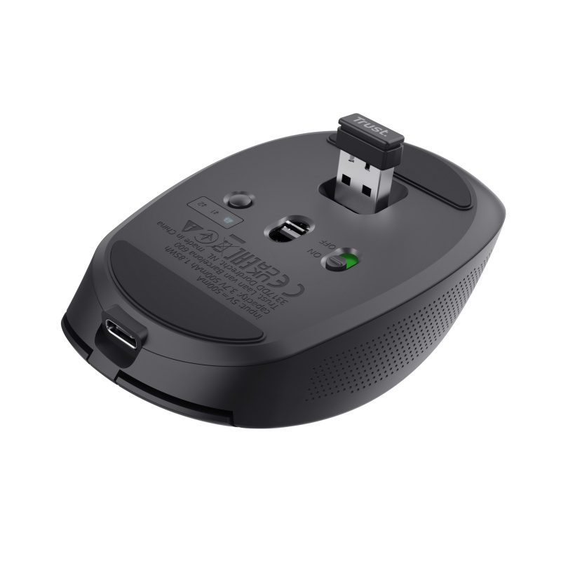 Trust Ozaa souris Bureau Droitier RF sans fil + Bluetooth Optique 3200 DPI