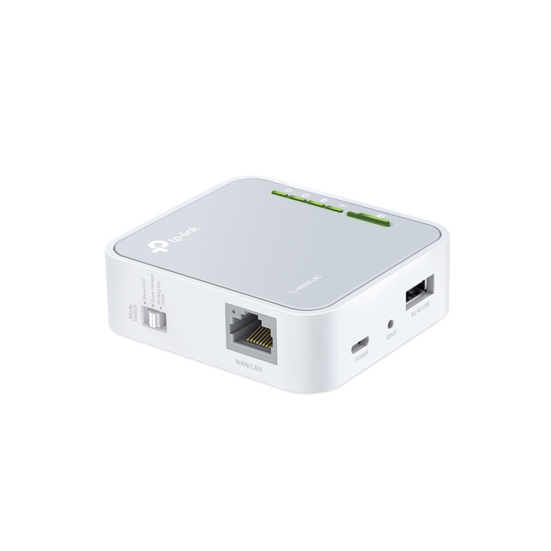 TP-Link TL-WR902AC routeur sans fil Fast Ethernet Bi-bande (2,4 GHz / 5 GHz) 4G Blanc