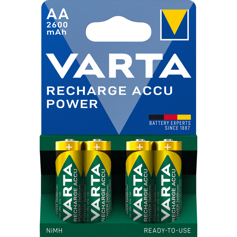 Varta 05716 Batterie rechargeable AA Hybrides nickel-métal (NiMH)