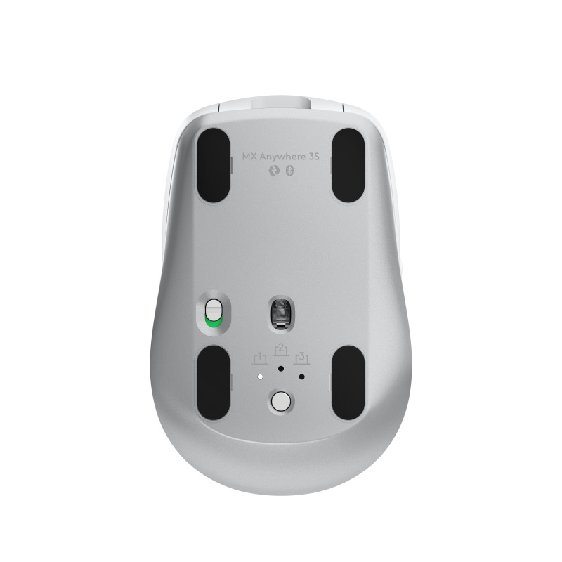 Logitech MX Anywhere 3S souris Bureau Droitier RF sans fil + Bluetooth Laser 8000 DPI