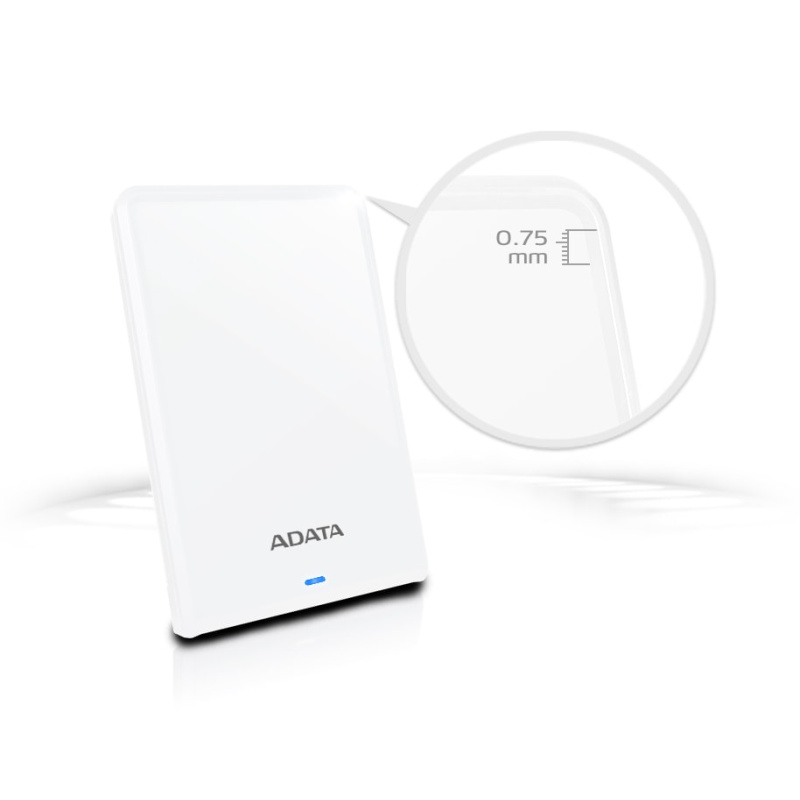 ADATA AHV620S-1TU3-CWH disque dur externe 1 To 2.5" Micro-USB B 3.2 Gen 1 (3.1 Gen 1) Blanc