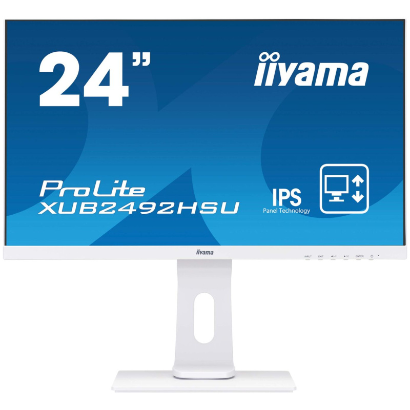 iiyama ProLite XUB2492HSU-W1 LED display 60,5 cm (23.8") 1920 x 1080 pixels Full HD Blanc