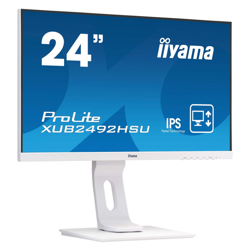 iiyama ProLite XUB2492HSU-W1 LED display 60,5 cm (23.8") 1920 x 1080 pixels Full HD Blanc