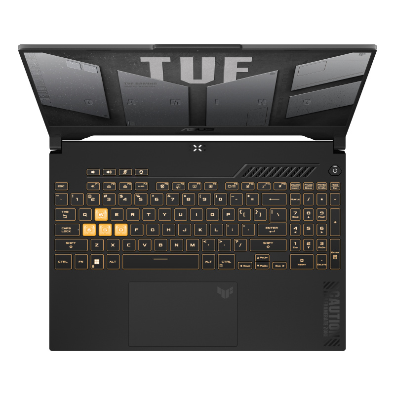 ASUS TUF Gaming F15 TUF507ZV4-LP049W Intel® Core™ i7 i7-12700H Ordinateur portable 39,6 cm (15.6") Full HD 16 Go DDR4-SDRAM 512 Go SSD NVIDIA GeForce RTX 4060 Wi-Fi 6 (802.11ax) Windows 11 Home Noir, Gris