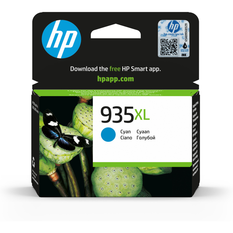 HP 935XL cartouche d'encre cyan authentique grande capacité