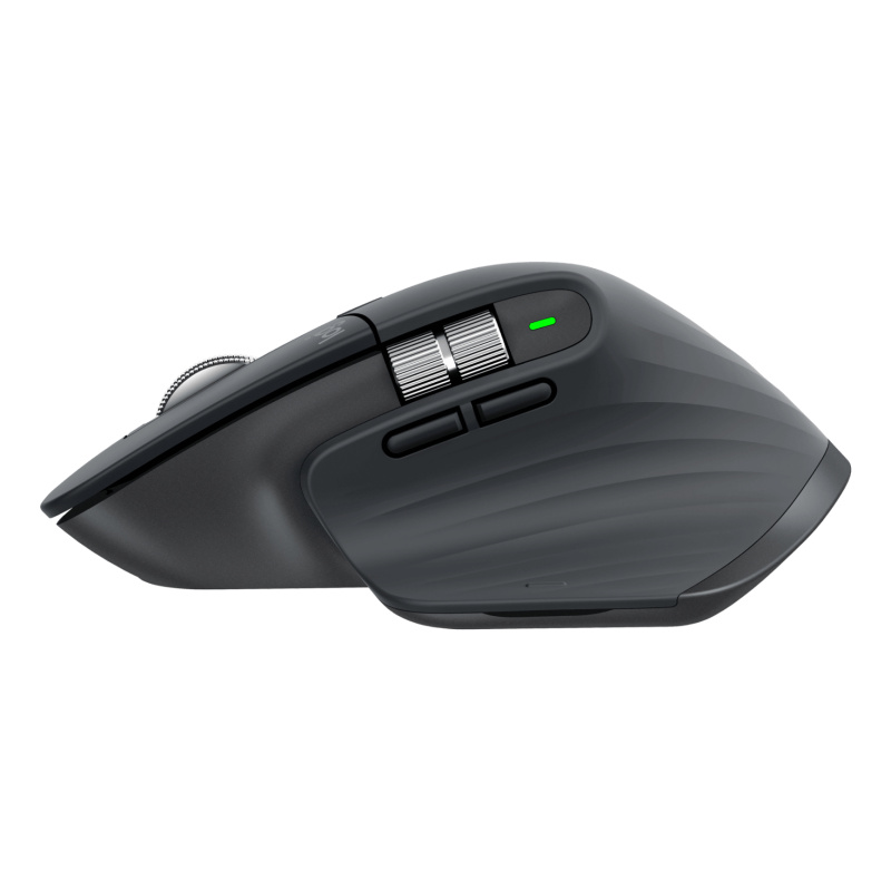 Logitech MX Master 3S souris Bureau Droitier RF sans fil + Bluetooth Laser 8000 DPI