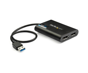 StarTech.com Adaptateur USB 3.0 vers double DisplayPort 4K 60 Hz