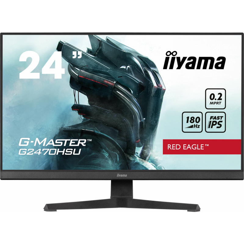 iiyama G-MASTER G2470HSU-B6 écran plat de PC 60,5 cm (23.8") 1920 x 1080 pixels Full HD LCD Noir