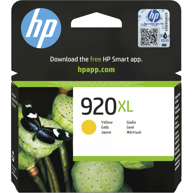 HP 920XL cartouche d'encre jaune grande capacité authentique