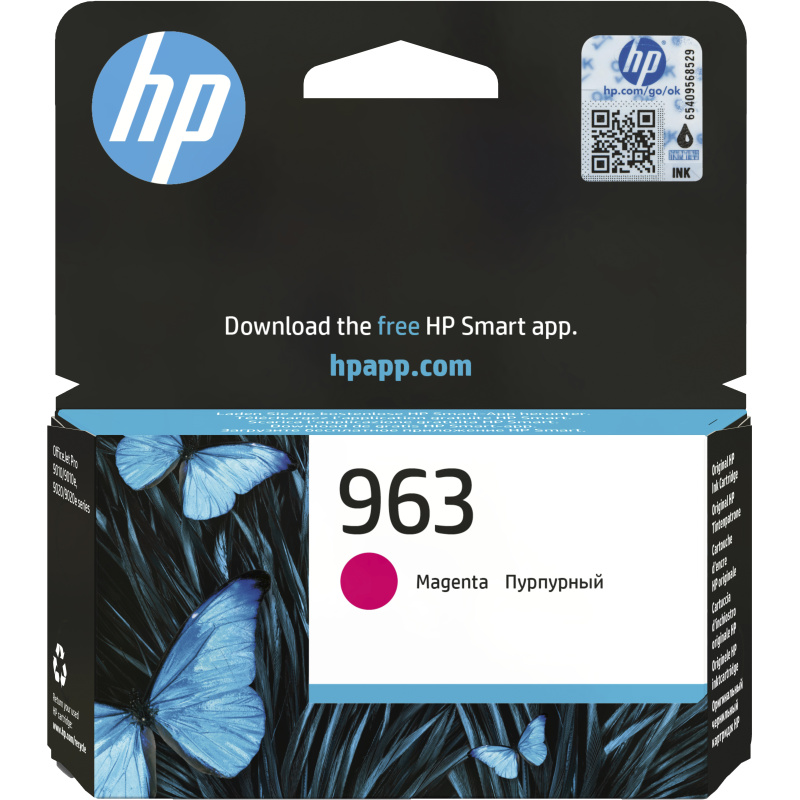 HP 963 Cartouche d'encre magenta authentique