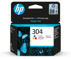 HP 304 Cartouche d’encre trois couleurs authentique