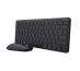 Trust Lyra clavier Souris incluse Bureau RF sans fil + Bluetooth AZERTY Français Noir