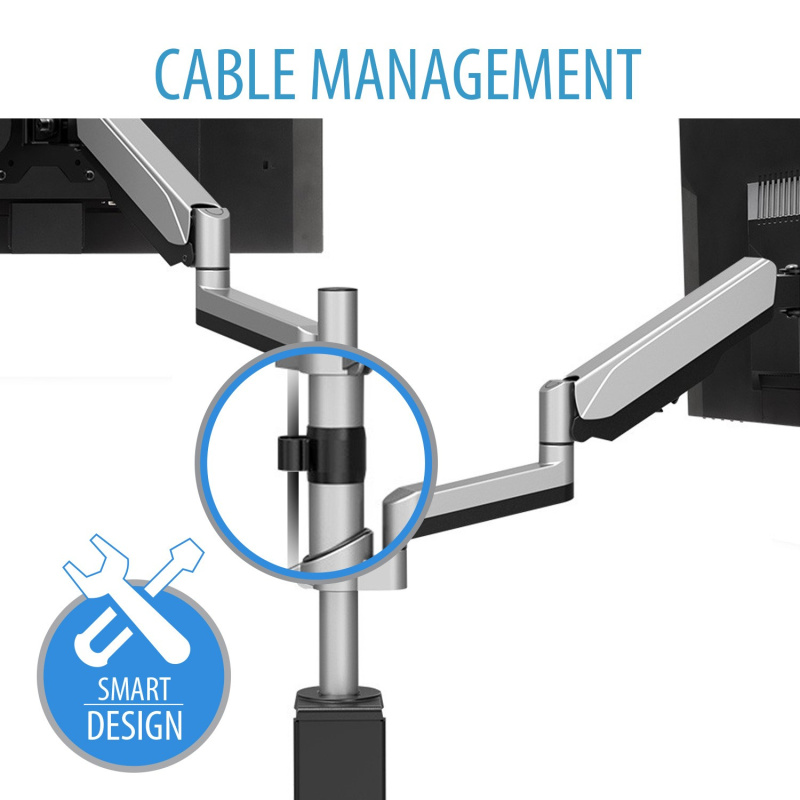 V7 Support de moniteur de réglage du double écran tactile