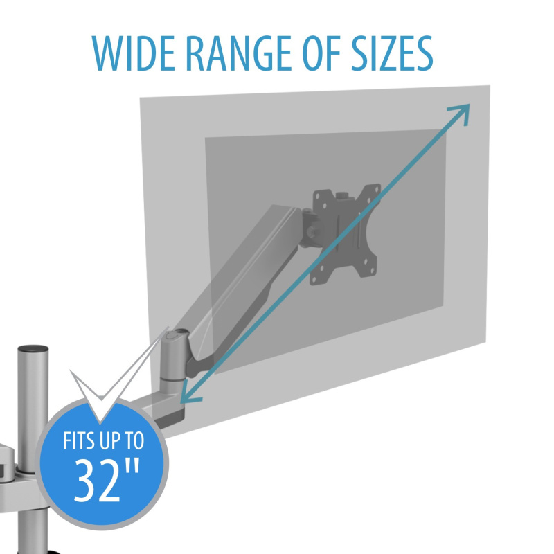 V7 Support de moniteur de réglage du double écran tactile