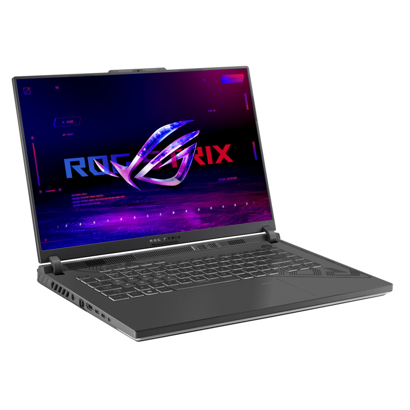 ASUS ROG Strix G16 G614JV-N4213X Intel® Core™ i7 i7-13650HX Ordinateur portable 40,6 cm (16") WQXGA 16 Go DDR5-SDRAM 512 Go SSD NVIDIA GeForce RTX 4060 Wi-Fi 6E (802.11ax) Windows 11 Pro Noir, Gris